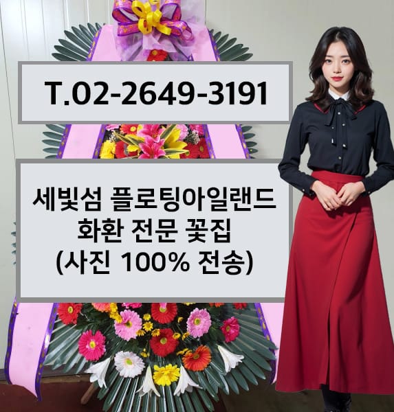 세빛섬 플로팅아일랜드 화환 전문 꽃집