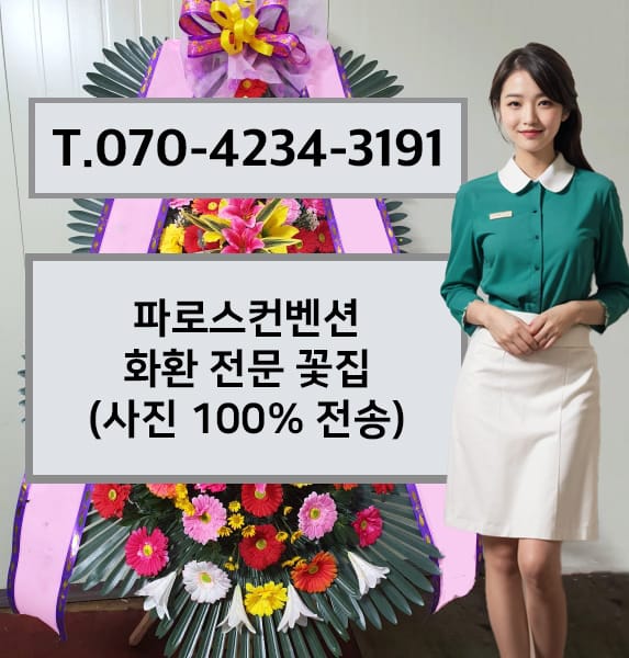 파로스컨벤션 축하화환